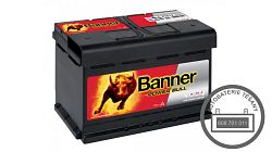 Autobaterie Banner Power Bull P74 12 - 74Ah, 12V, 680A - kliknte pro vt nhled